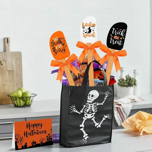 Silicone Spatula Set of 3 Decor Kitchen Home Baking Mixing Supplies Halloween - Picture 6 of 6